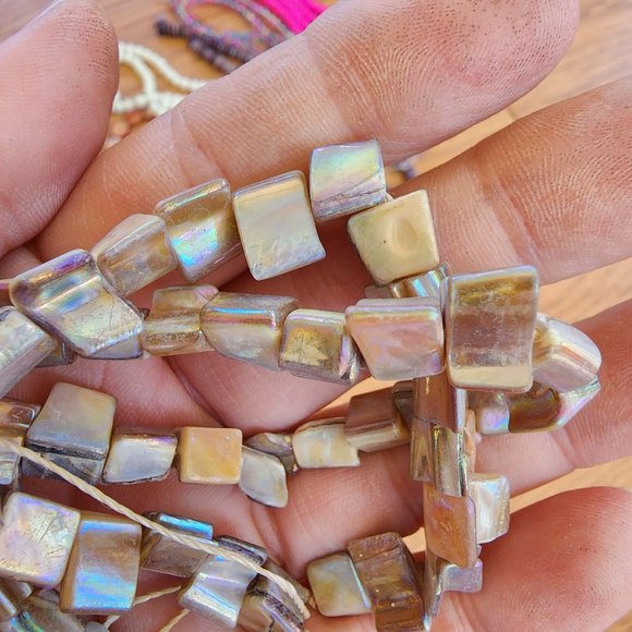 8 strands of beads for jewelry making and various crafts - Picture 4 of 9